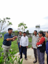 Dự án VIE 8701 tổ chức tập huấn kỹ thuật lâm sinh cho các chủ rừng tại Hợp tác xã lâm nghiệp Thanh Thủy.