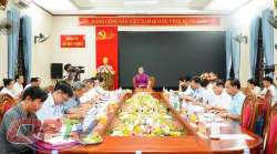 Thường trực BCĐ phát triển Dược liệu tỉnh làm việc với các xã thuộc huyện Quế Phong cũ
