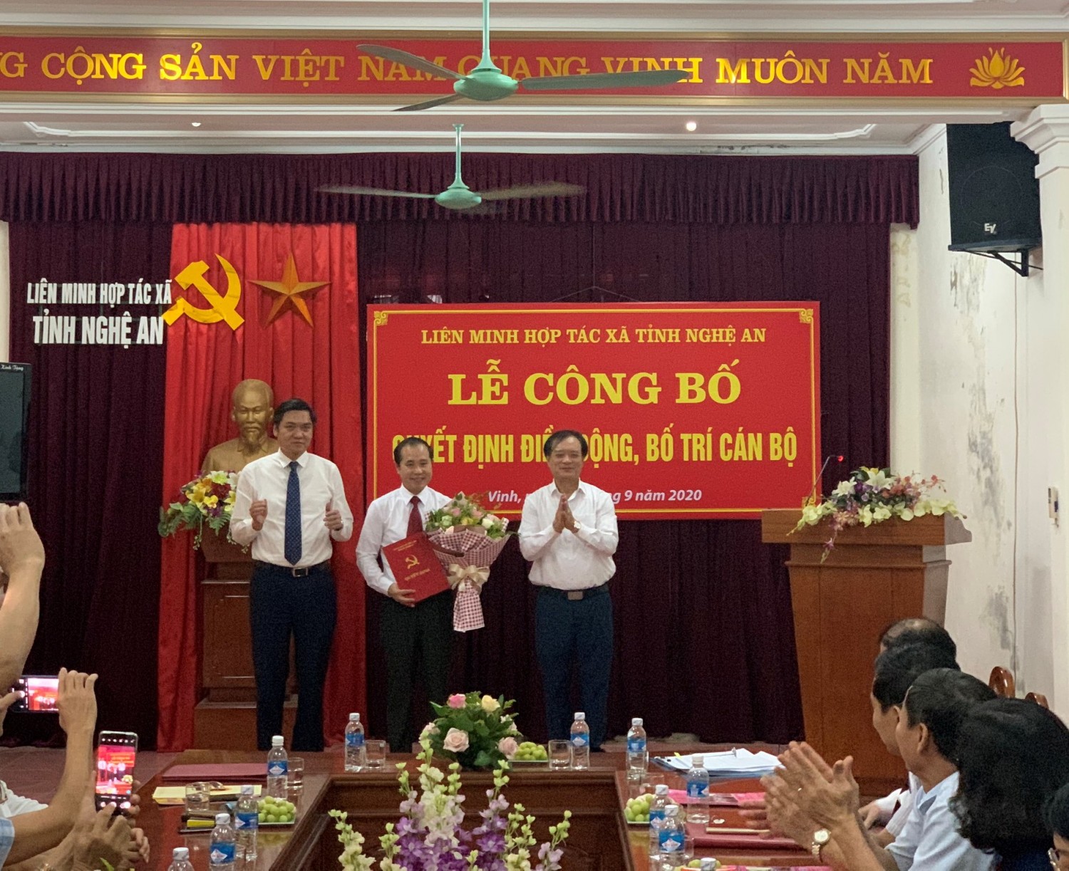 Lễ công bố nhân sự Liên minh HTX tỉnh Nghệ An