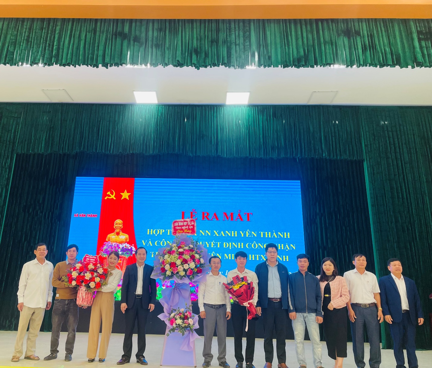 Hợp tác xã Nông nghiệp xanh Yên Thành tổ chức lễ ra mắt hoạt động