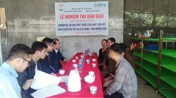 Liên minh HTX Việt Nam phối hợp với Liên minh HTX tỉnh Nghệ An bàn giao thiết bị hỗ trợ phát triển sản xuất theo chuỗi tại Kỳ Sơn