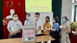 Cán bộ cơ quan Liên minh HTX tỉnh Nghệ An chung tay ủng hộ phòng, chống dịch Covid-19