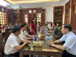 Ban quản lý dự án Hướng tới phục hồi nền lâm nghiệp quy mô nhỏ ở Việt Nam tỉnh Nghệ An tham quan, học tập kinh nghiệm tại tỉnh Thanh Hóa và Vĩnh Phúc