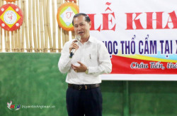 Khai giảng lớp học nghề thổ cẩm ở huyện Quỳ Châu